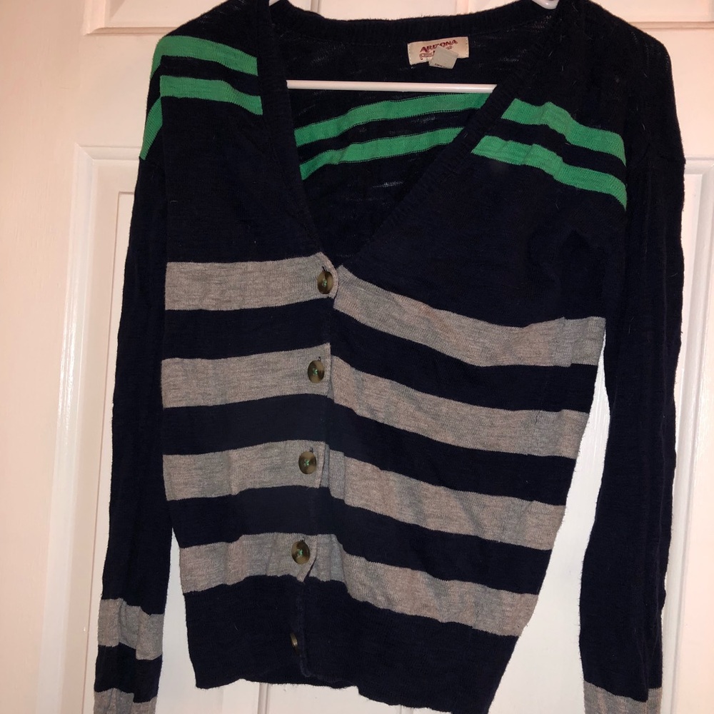 Stripped cardigan